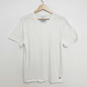 Tommy Hilfiger white short sleeve tee Sz L